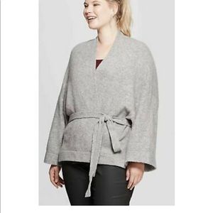 Tie around belt sweater